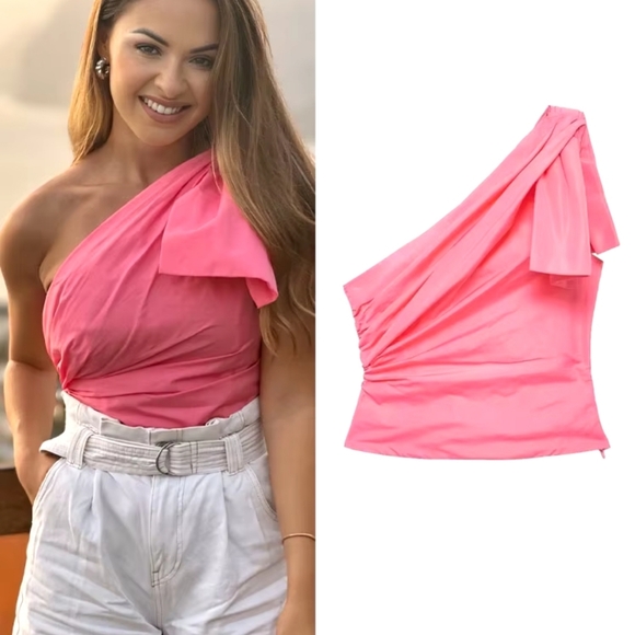 TAFFETA BOW TOP SIZE M - Picture 2 of 8